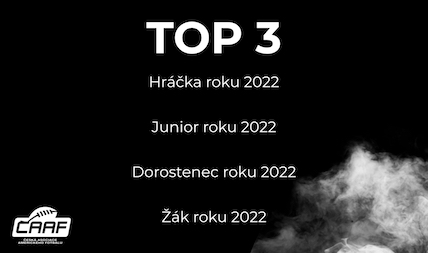 TOP 3 2022: Hráčka, Junior, Dorostenec a Žák roku